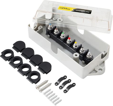 junction box with 7 studs|7 way electrical trailer junction.